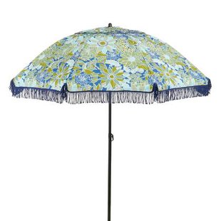 Mica Decorations Parasol - H238 x Ø220 cm - Blauw