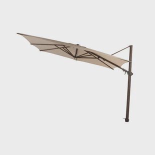 4 Seasons Zweefparasol Siesta premium 300x300 cm. - beach|dark woodlook