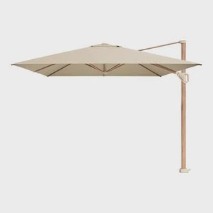 Platinum Challenger Zweefparasol T1 Premium 4x3 m. - Champagne - Teak