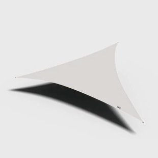 Platinum Dreamsail waterproof schaduwdoek driehoek 5x5x5 m - Cream