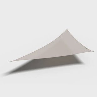 Platinum Coolfit schaduwdoek driehoek 90° - 5.0x5.0x7.1m - greige