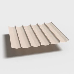 Harmonica schaduwdoek - B 2,9m L 5,0m - Gebroken Wit