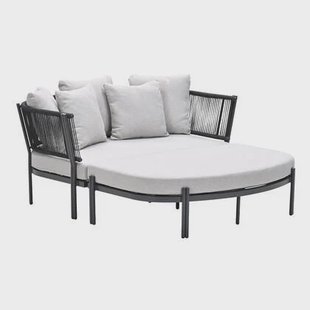 Garden Impressions Atlanta lounge ligbed - daybed - donker grijs