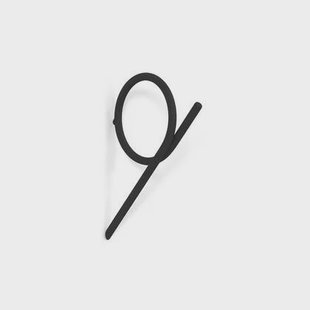 Spinder x BUDDE kapstok Tuba S - Zwart