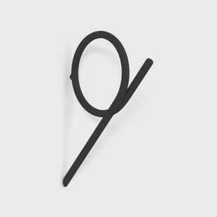 Spinder x BUDDE kapstok Tuba M - Zwart