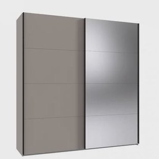 Kledingkast Aalst - Taupe - Hout - 180x210x65cm (BxHxD)