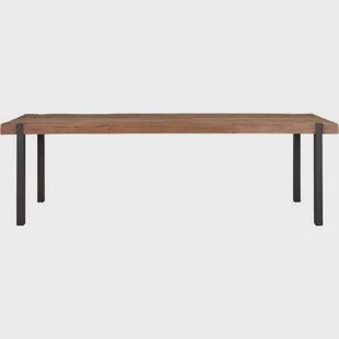 DTP Home Dining table Beam,78x225x100 cm, 8 cm recycled teakwood top