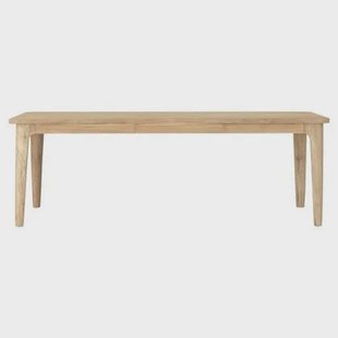 DTP Home Dining table Forte rectangular,76x200x90 cm, teakwood natural