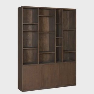 Wandkast Coimbra - Bruin|Hout - Noten - Hout