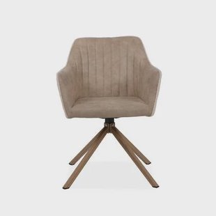 Calicosy - Eetkamerstoelen RAY - Stof - Bouclé Beige - Set van 2 Calicosy - Eetkamerstoelen RAY - Stof - Bouclé Beige - Set van 2