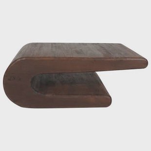 Home67 - Salontafel Maan - Espresso Mangohout - 110 x 60 cm