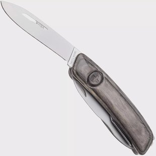 Swiza D08 R AM, KNR.0126.6510, Laminate Black, Zwitsers zakmes, 8 tools