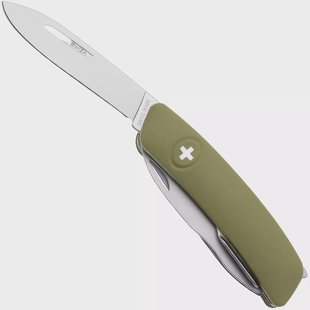 Swiza D08 R AM, KNR.0126.1050, Olive, Zwitsers zakmes, 8 tools