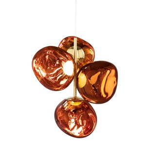 Tom Dixon Melt Chandelier Mini Hanglamp LED Koper