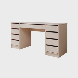 Meubella - Bureau Avio 2 - Beige - 154 cm