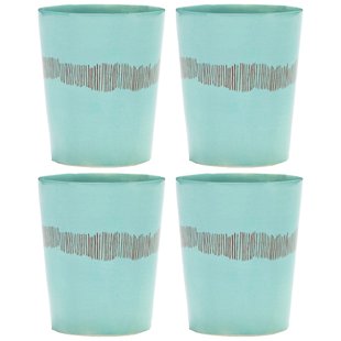 Serax Feast By Ottolenghi Mok 33cl Set Van 4 Azure/Red Stripes