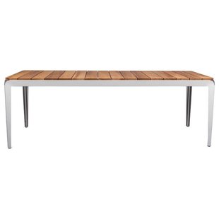 Weltevree Bended Tuintafel 220x90 Bamboo Agate Grey