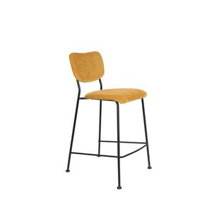 Zuiver Benson Barkruk 64.5 cm Oker - Set van 2 - Geel