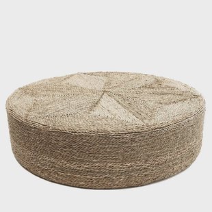 Grote poef - natuurlijk | Bazar Bizar