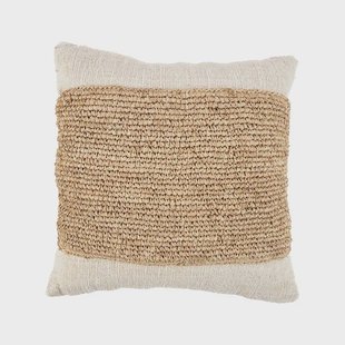 Raffia Stempel Kussenhoes | Bazar Bizar