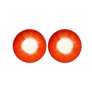 Serax D&eacute; Tableware By Ann Demeulemeester Ontbijtbord &Oslash;17,5 Set Van 2 White/Red 5