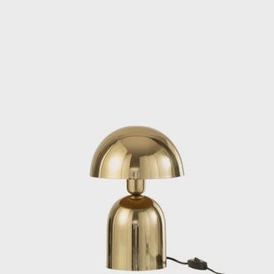 J-Line tafellamp Paddenstoel - metaal - blinkend goud