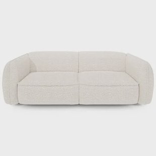 Bank 4-zits crème bouclette