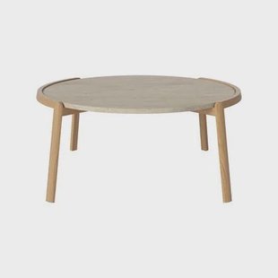 Bolia Mix Salontafel Large - Sand / Travertijn - Geolied Eiken