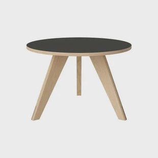 Bolia New Mood Salontafel - Witgepigmenteerd Geolied Eiken - Ø 60 cm - Grijs