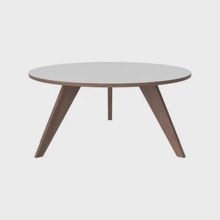 Bolia New Mood Salontafel - Geolied Eiken - Ø 90 cm - Wit Laminaat