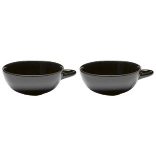 Serax D&eacute; Tableware By Ann Demeulemeester Mok 8cl Set Van 2 Black