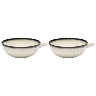 Serax D&eacute; Tableware By Ann Demeulemeester Mok 20cl Set Van 2 White/Black A