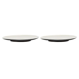 Serax Ra Tableware By Ann Demeulemeester Onbijtbord&Oslash;17,5 Set Van 2 Black/White