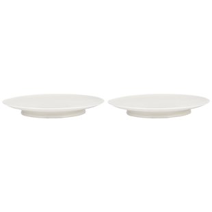 Serax Ra Tableware By Ann Demeulemeester Dinerbord&Oslash;28 Set Van 2 White
