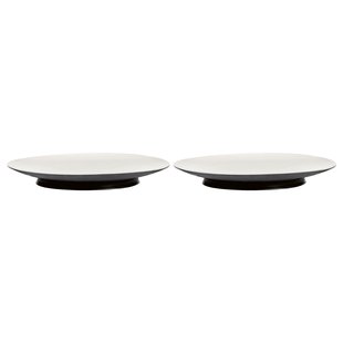 Serax Ra Tableware By Ann Demeulemeester Dinerbord&Oslash;28 Set Van 2 Black/White