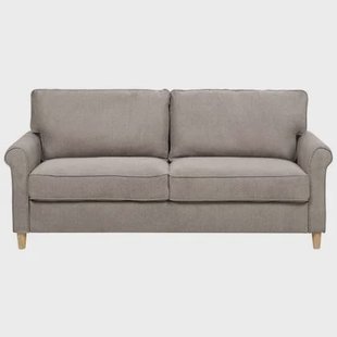 Beliani - RONNEBY - Driezitsbank - Lichtbruin - Polyester