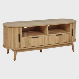 Beliani - SELAH - TV-meubel - Lichthout - MDF