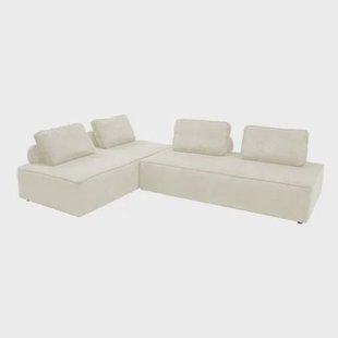 sweeek - Fauteuils in corduroy 2 zitplaatsen (set van 2)