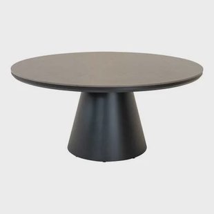 Lesli Living - Daxx eettafel Ø160 cm - matt antraciet