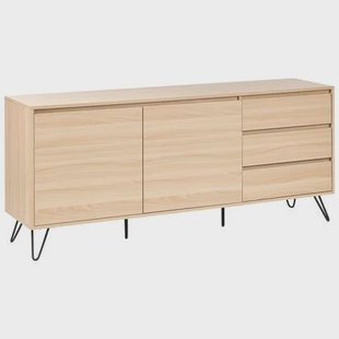 Beliani - CARDIGAN - Dressoir - Lichtbruin - Vezelplaat