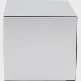 Kare Design Luxury Bijzettafel - zilver - 45x45cm