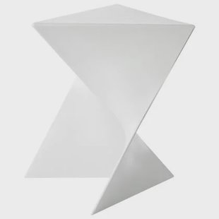 Beliani - PECOS - Bijzettafel - Wit - Synthetisch materiaal