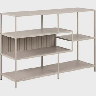 Giga Living - Boekenkast Grijs - 114x35x78cm - Varven