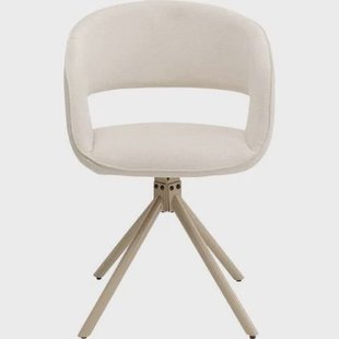Kare Design Gina draaistoel met armleuningen - beige