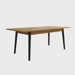 Meubella - Eetkamertafel Monor - Eiken - 200 cm - Uitschuifbaar