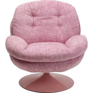 Kare Design Cosy Draaifauteuil - roze