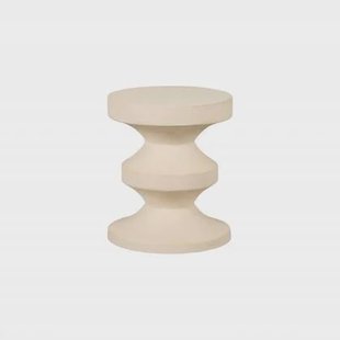 Bijzettafel Kreien - Beige|Creme - Metaal Bijzettafel Kreien - Beige|Creme - Metaal