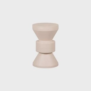 Bijzettafel Lisberg - Beige|Creme - Metaal Bijzettafel Lisberg - Beige|Creme - Metaal