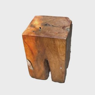 PTMD Zuil Loas - 30x30x40 cm - Hout - Naturel PTMD Zuil Loas - 30x30x40 cm - Hout - Naturel