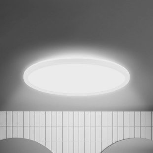 Briloner LED plafondlamp Move, sensor, Ø 42 cm, IP44, wit, 4000K